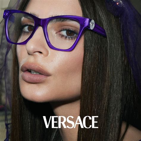 versace purple glasses frames